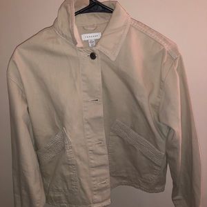 Beige denim jacket